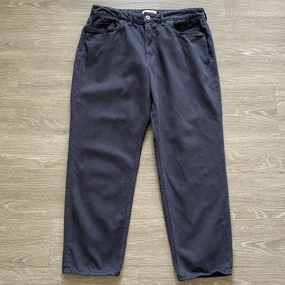 YMC You Must Create Straight Fit Denim Jeans Men's L Gray Tapered 100% Cotton